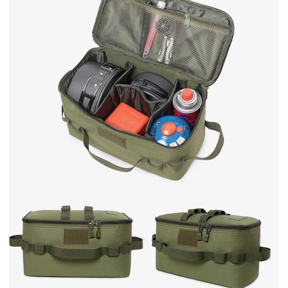 Outdoor Camping Stores - Camping ถังแก๊สเก็บกระเป๋ากลางแจ้งขนาดใหญ่ความจุ GROUND เล็บเครื่องมือกระเป๋าปิคนิคเครื่องครัว Organizer กระเป๋า