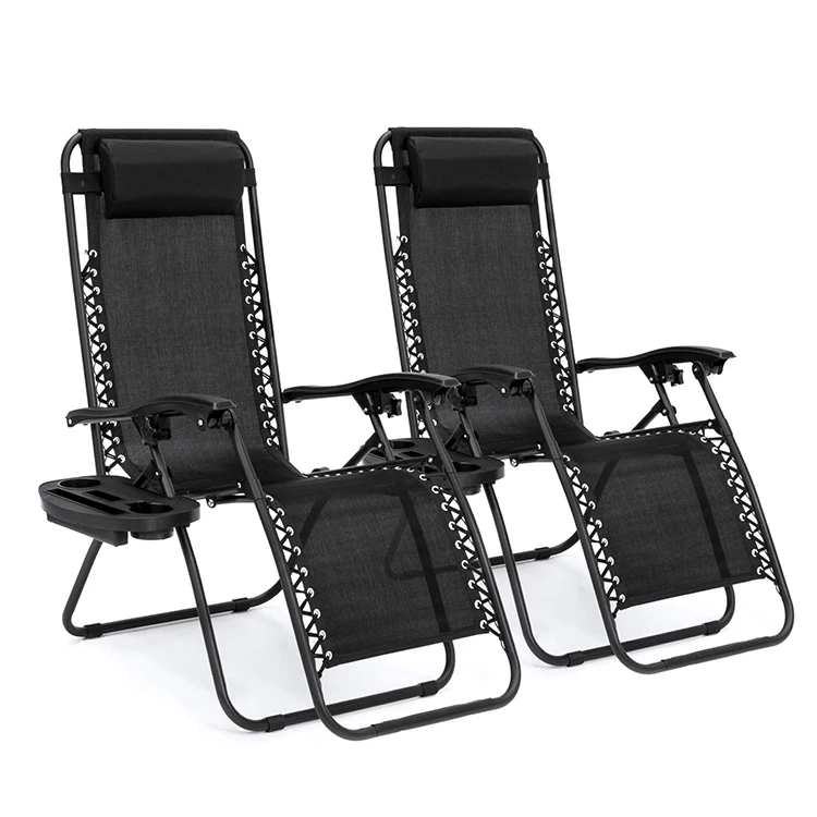 Outdoor Camping Lounge Chairs - เก้าอี้ชายหาดปรับเอนได้ น้ำหนักเบา พกพาสะดวก คุณภาพสูง สำหรับผู้ใหญ่ ปี