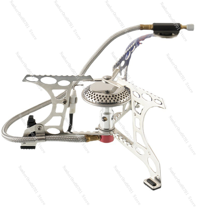 Outdoor Camping Stove - เตาแคมป์ปิ้งแบบพกพา ประหยัดพื้นที่ พร้อมกระเป๋าเก็บของสำหรับอุปกรณ์นักท่องเที่ยวแบ็คแพ็คกลางแจ้ง
