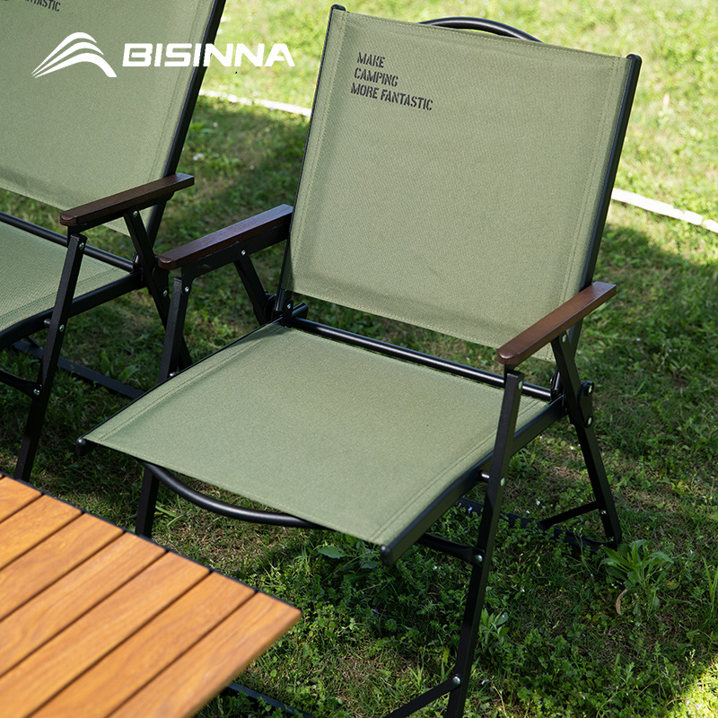 Outdoor Camping Lounge Chairs - Bisinna เก้าอี้พับได้สำหรับตั้งแคมป์กลางแจ้งเก้าอี้เลานจ์แบบพกพาเก้าอี้ปิกนิกชายหาดเดินป่าปีนเขา