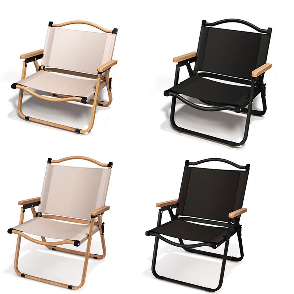 Outdoor Camping Table And Chairs - เก้าอี้ตั้งแคมป์แบบพกพา2ชิ้น/1ชิ้นเก้าอี้พับอลูมิเนียมอัลลอยด์ลายไม้เก้าอี้แคมป์อุปกรณ์เก้าอี้ comite