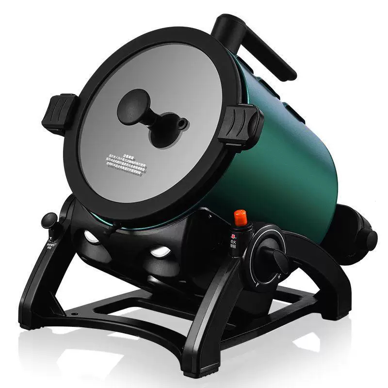 Outdoor Camping Stove - เตาแก๊สพกพาสำหรับตั้งแคมป์, เตาแก๊สปิกนิกอัตโนมัติ, 360 ° เครื่องผัดอาหารอัตโนมัติ พร้อมเคลือบสารกันติด