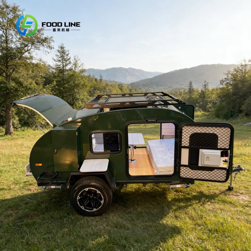 Outdoor Camping Beds For Sale - รถพ่วงแคมป์ปิ้งกลางแจ้งแบบกำหนดเองสำหรับขาย - รถบ้านเคลื่อนที่สำหรับครอบครัวพร้อมเตียง ที่เก็บของ เหมาะสำหรับการเดินทางกลางแจ้ง
