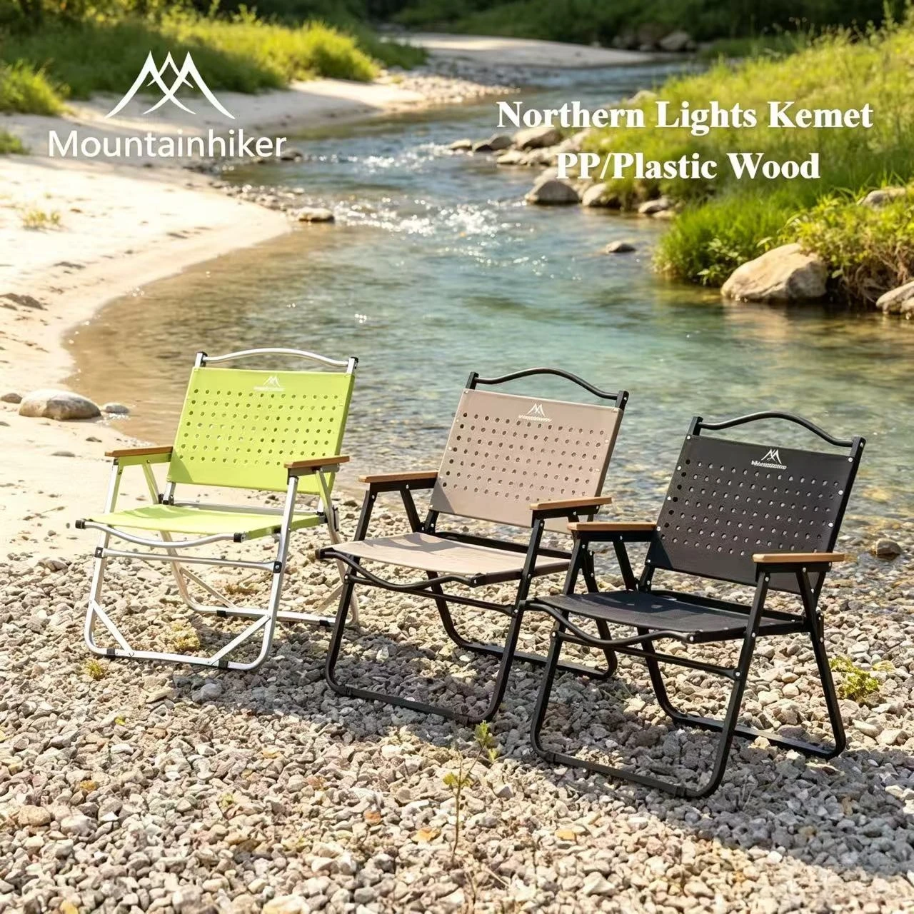 Outdoor Camping Table And Chairs - เก้าอี้แคมป์ปิ้ง MOUNTAINHIKER เก้าอี้พับได้แบบพกพา เก้าอี้ Kermit รับน้ำหนักได้สูง