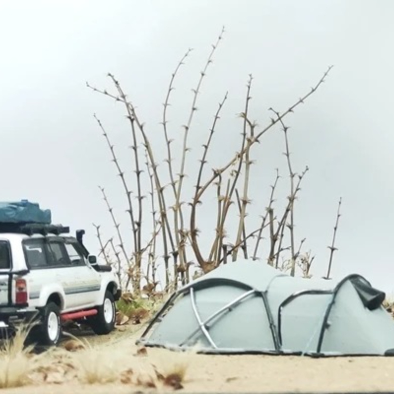 Outdoor Camping Games - 1/64 เต็นท์รุ่น 1/87 HO เต็นท์หิมะกีฬากลางแจ้ง Camping
