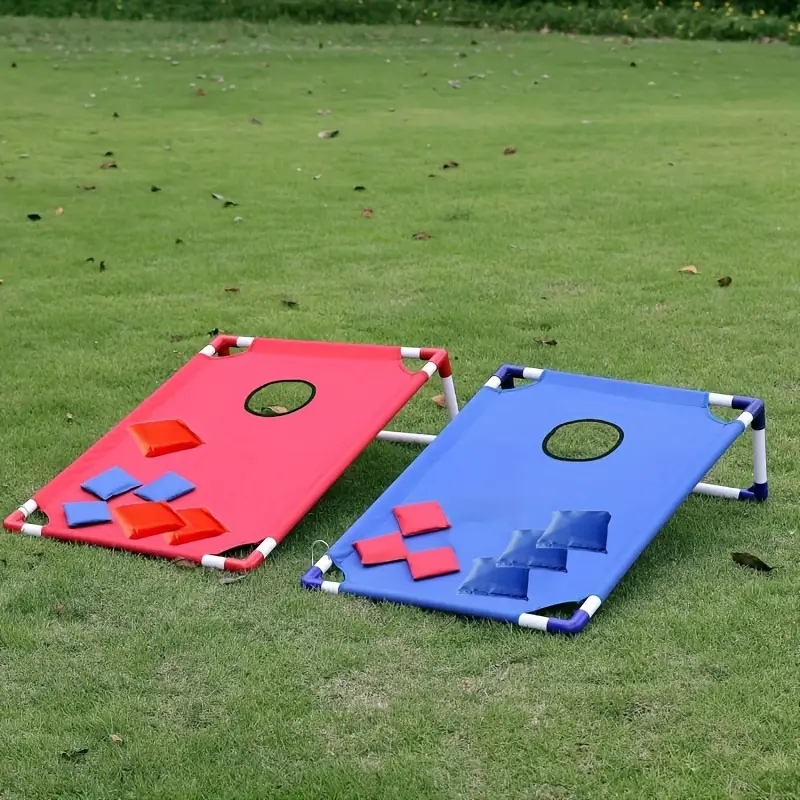 Outdoor Camping Games - ชุดเกมคอร์นโฮลประกอบด้วยกระดานเกม 2 แผ่น + ถุงใส่ลูกบอล 6