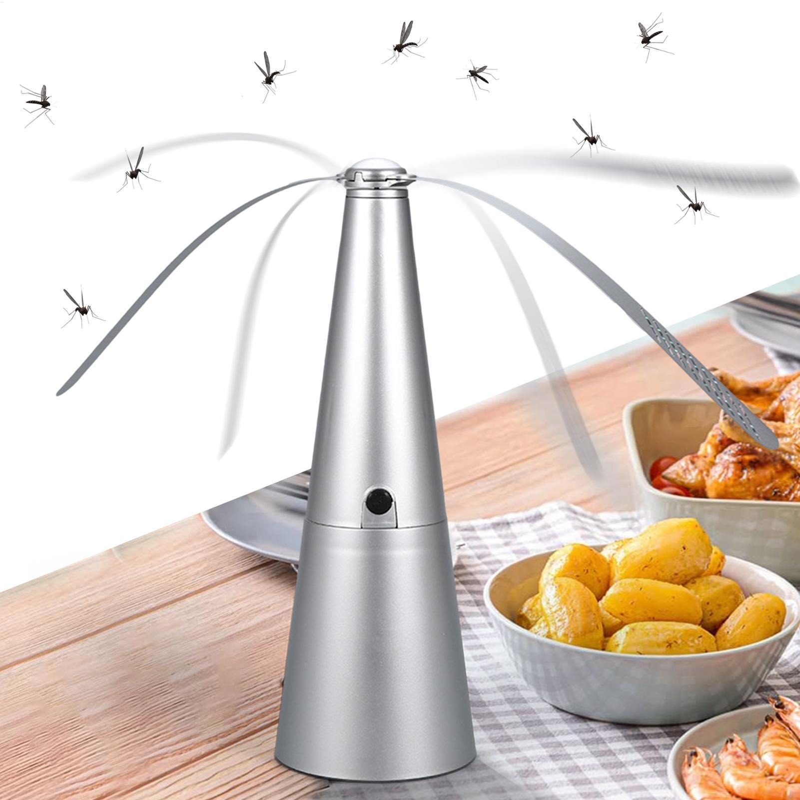 Outdoor Camping Ventilator - พัดลมตั้งโต๊ะแบตเตอรี่ขับเคลื่อนพัดลมบินภายนอกฤดูร้อนอุปกรณ์ป้องกันกลางแจ้งสําหรับการเดินทางบ้านไร่ตั้งแคมป์ลานอพาร์ทเมนท์