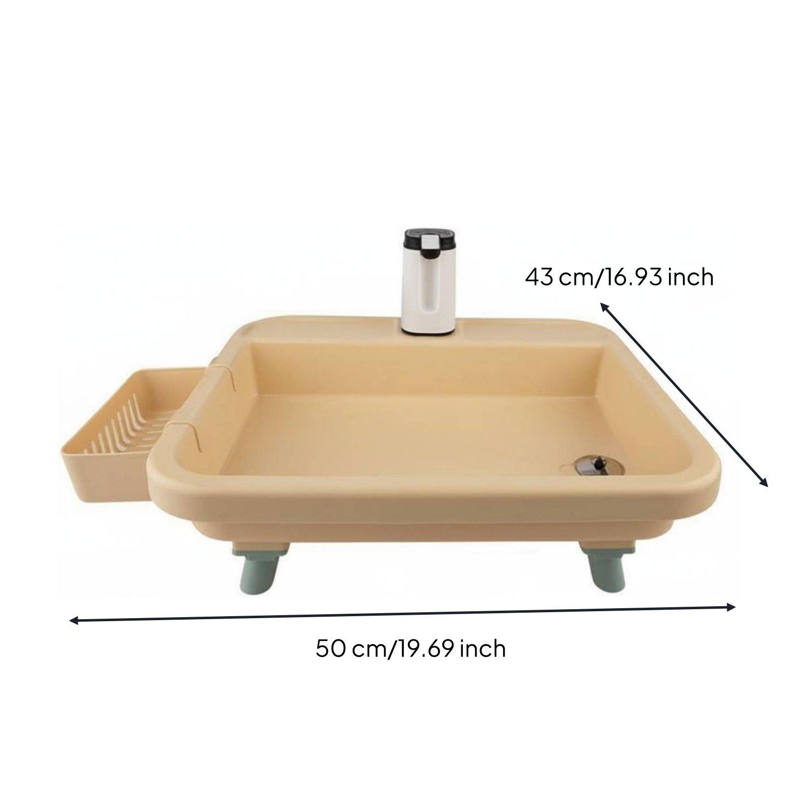 อ่างล้างมือแบบพกพาสำหรับการตั้ - Outdoor Camp บทวิจารณ์และราคา