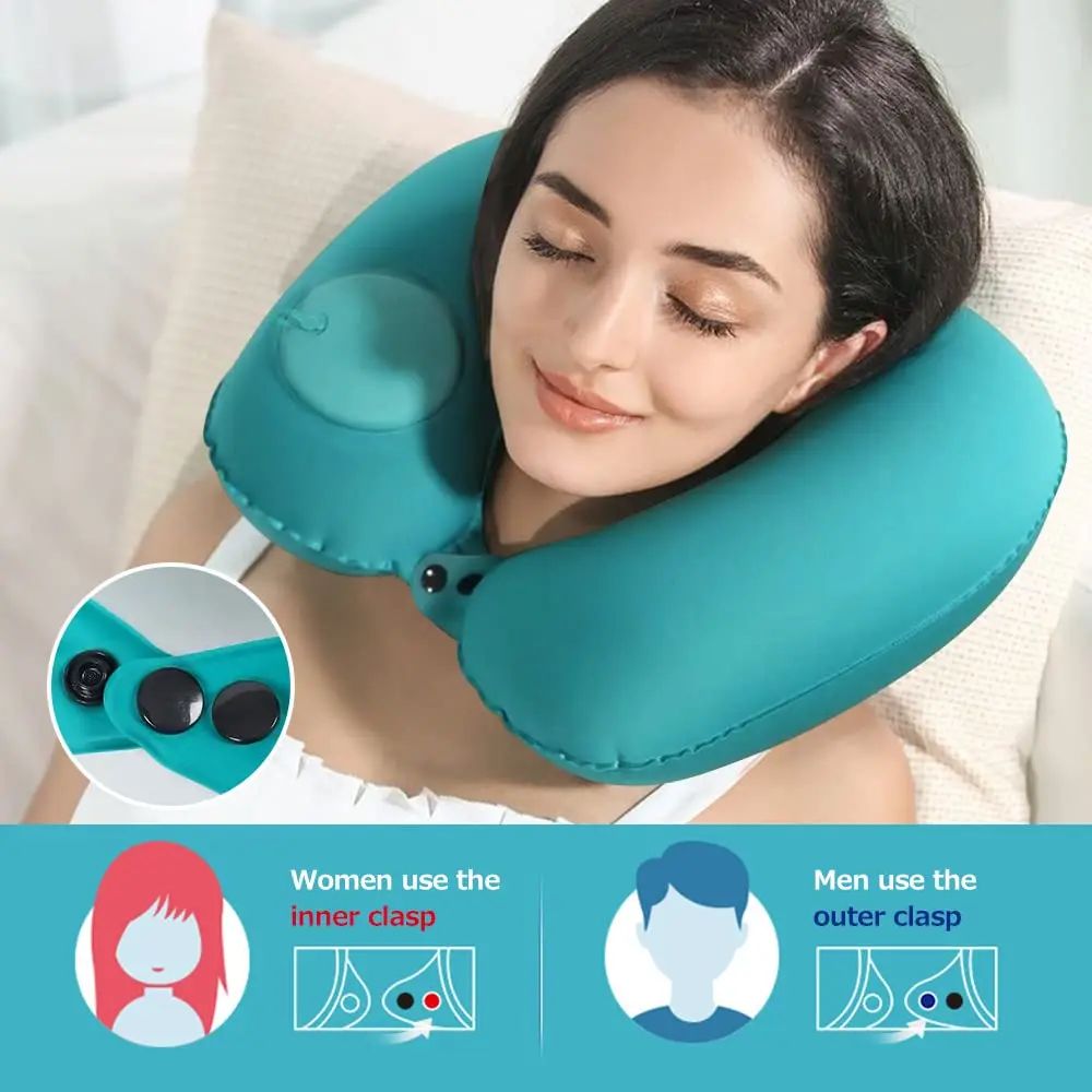 หมอนรองคอพกพาแบบเป่าลม ทำจากผ้ - Outdoor Camping Store บทวิจารณ์และราคา