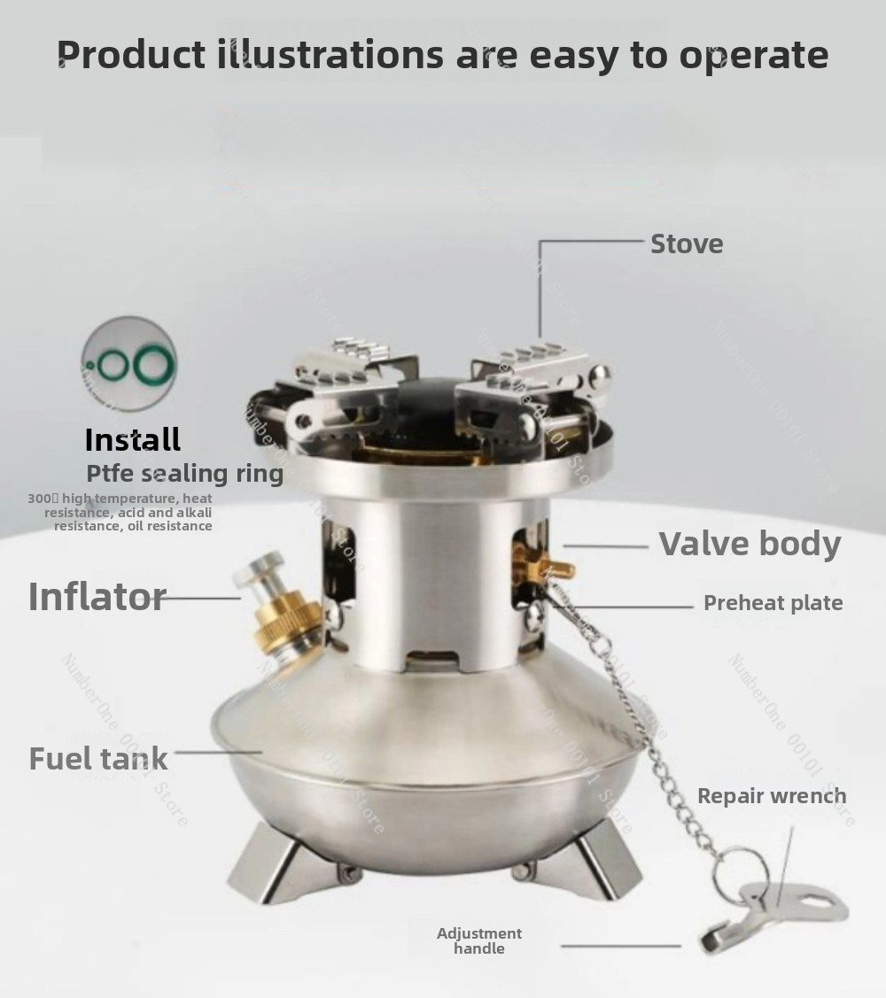 เตาแคมป์ปิ้งและปิกนิกแบบพกพา อ - Outdoor Camping Stove บทวิจารณ์และราคา