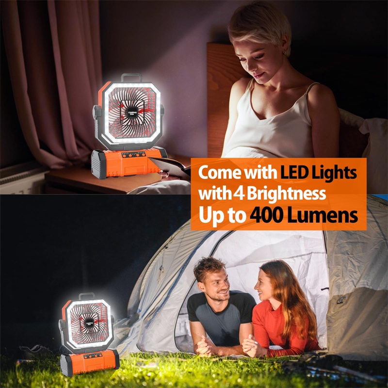 พัดลมเพดานสำหรับตั้งแคมป์ 2000 - Outdoor Camping Ventilator บทวิจารณ์และราคา