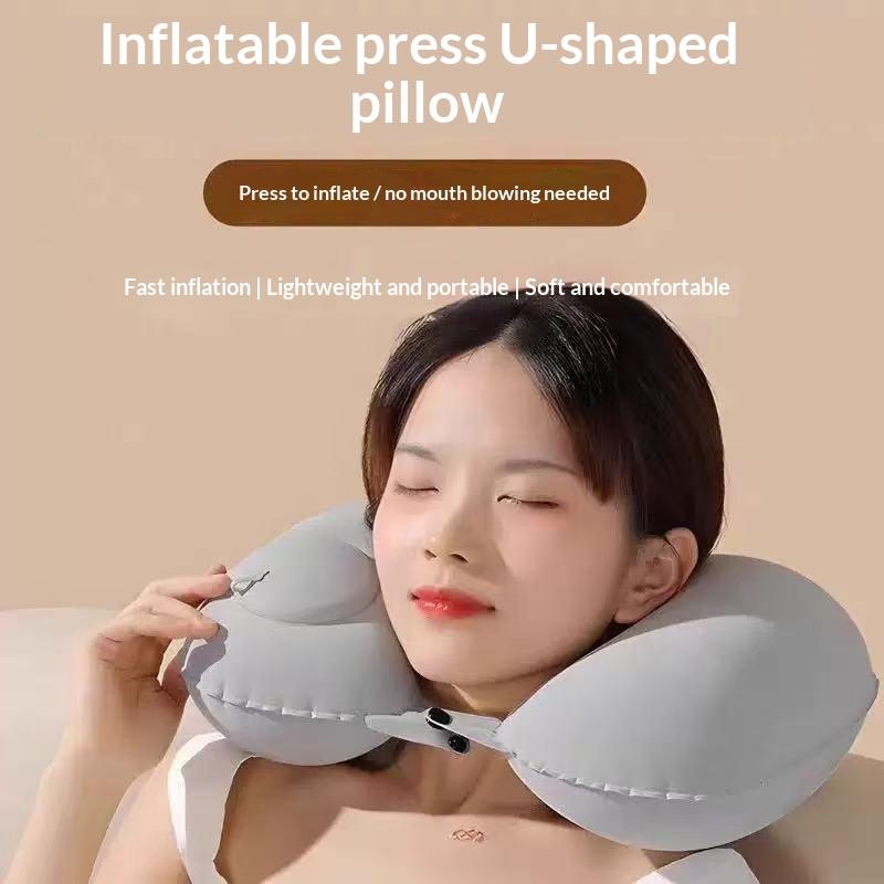 หมอนรองคอพกพาแบบเป่าลมรุ่นใหม่ - Outdoor Camping Store บทวิจารณ์และราคา