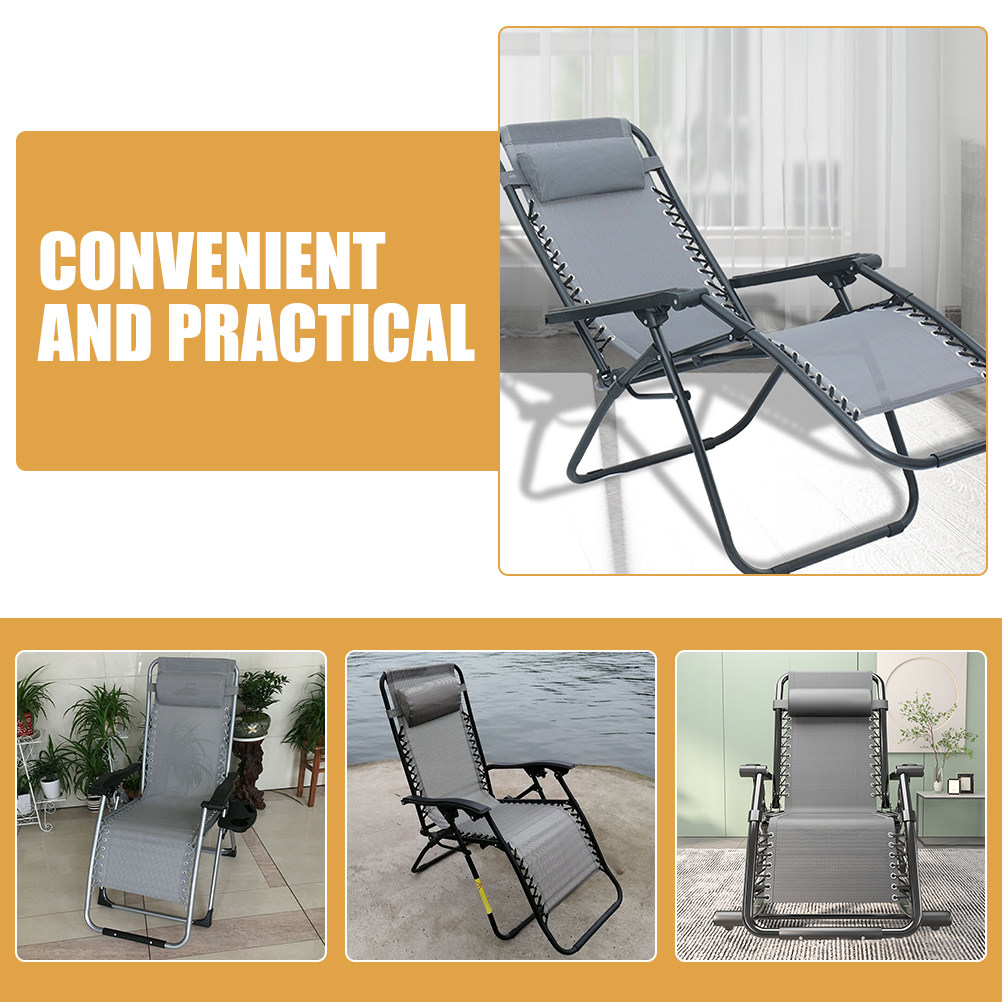 ผ้าคลุมเก้าอี้แบบยืดหยุ่น 1 ชุ - Outdoor Camping Lounge Chairs บทวิจารณ์และราคา