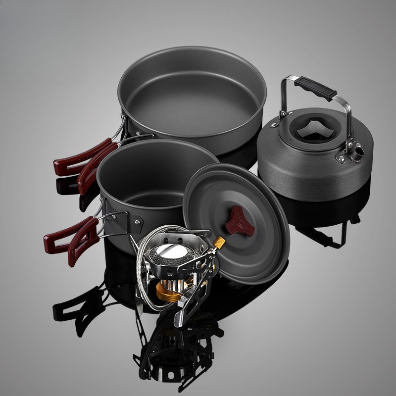 ชุดเตาแก๊สพกพาแบบแยกส่วน สำหรั - Outdoor Camping Stove บทวิจารณ์และราคา