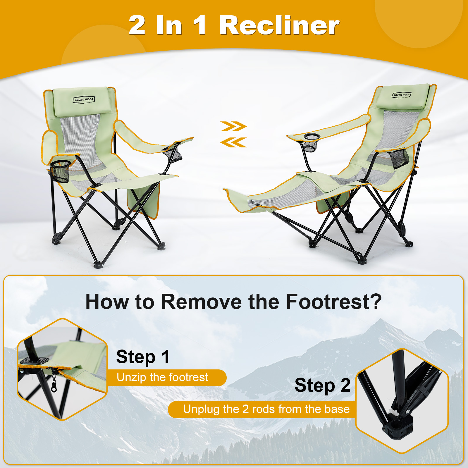 เก้าอี้พับได้สำหรับใช้งานกลางแ - Outdoor Camping Lounge Chairs บทวิจารณ์และราคา