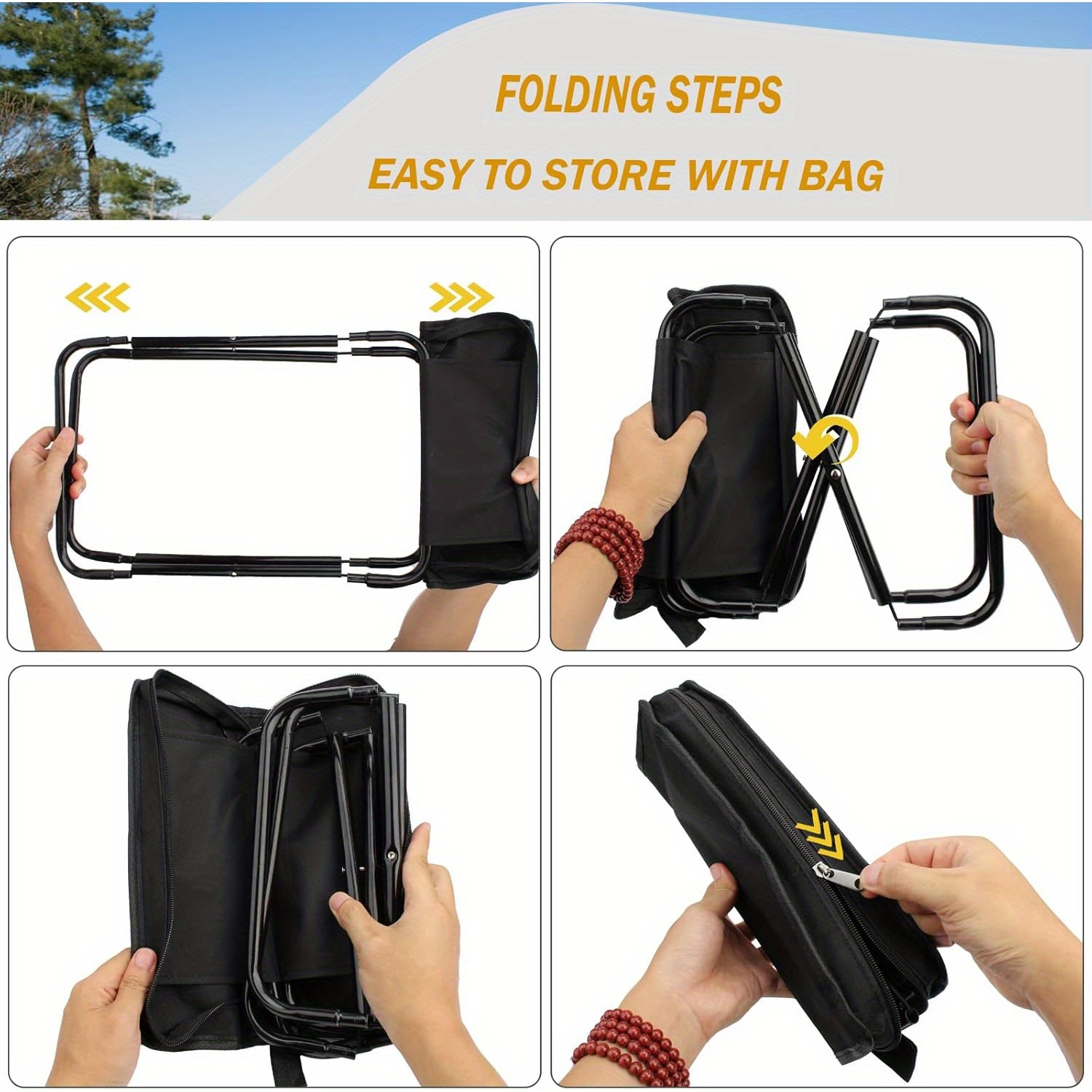 เก้าอี้พับสำหรับกิจกรรมกลางแจ้ - Outdoor Camping Stores บทวิจารณ์และราคา