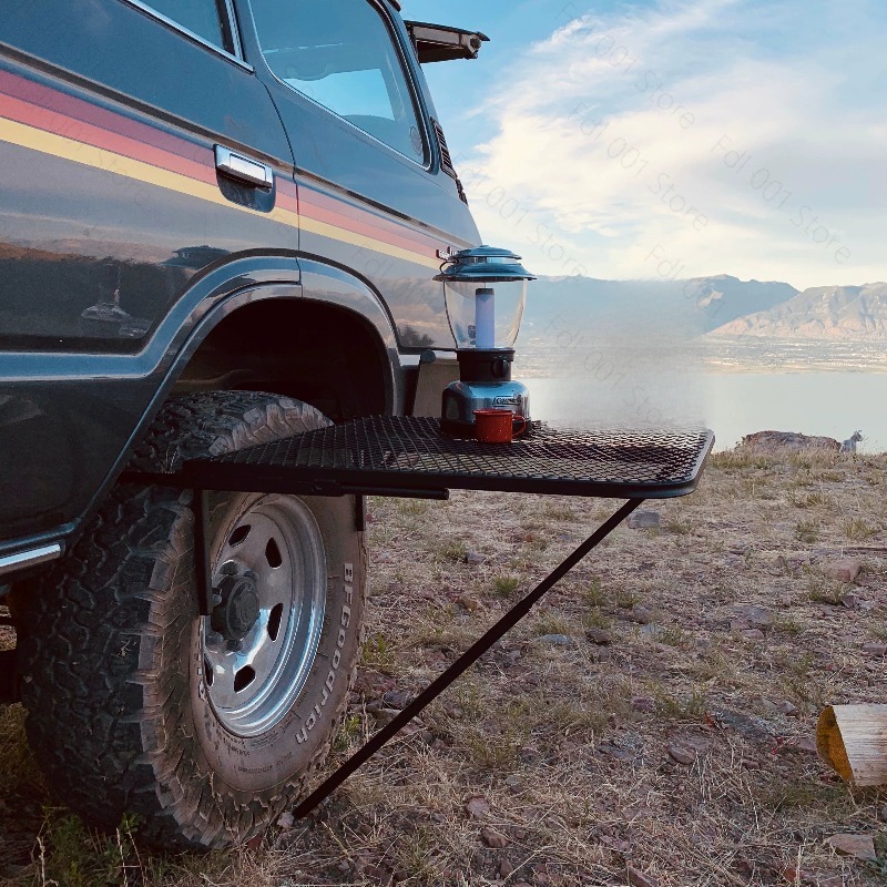 โต๊ะปิ้งย่างพับได้แบบพกพาสำหรั - Outdoor Camping Folding Table บทวิจารณ์และราคา