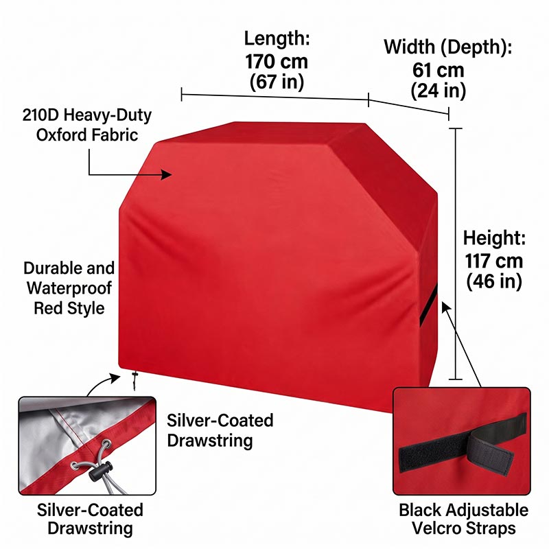 ผ้าคลุมเตาย่างบาร์บีคิว 210D ก - Outdoor Camping Stove บทวิจารณ์และราคา
