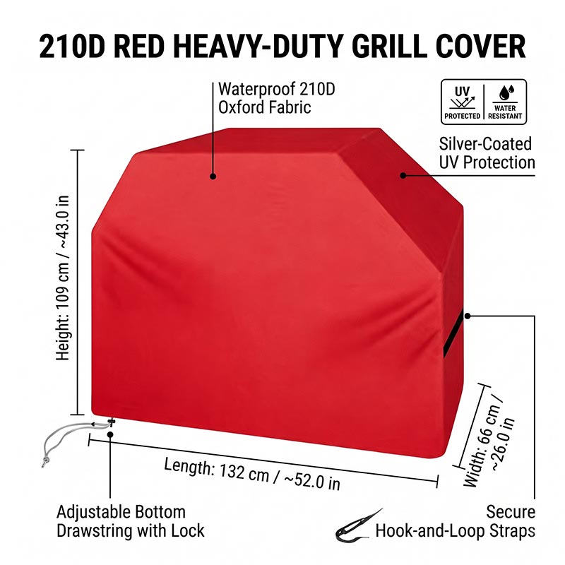 ผ้าคลุมเตาย่างบาร์บีคิว 210D ก - Outdoor Camping Stove บทวิจารณ์และราคา