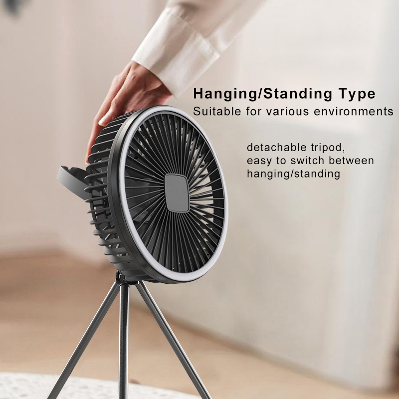 พัดลมตั้งโต๊ะแบบพกพา 10000mAh  - Outdoor Camping Ventilator บทวิจารณ์และราคา