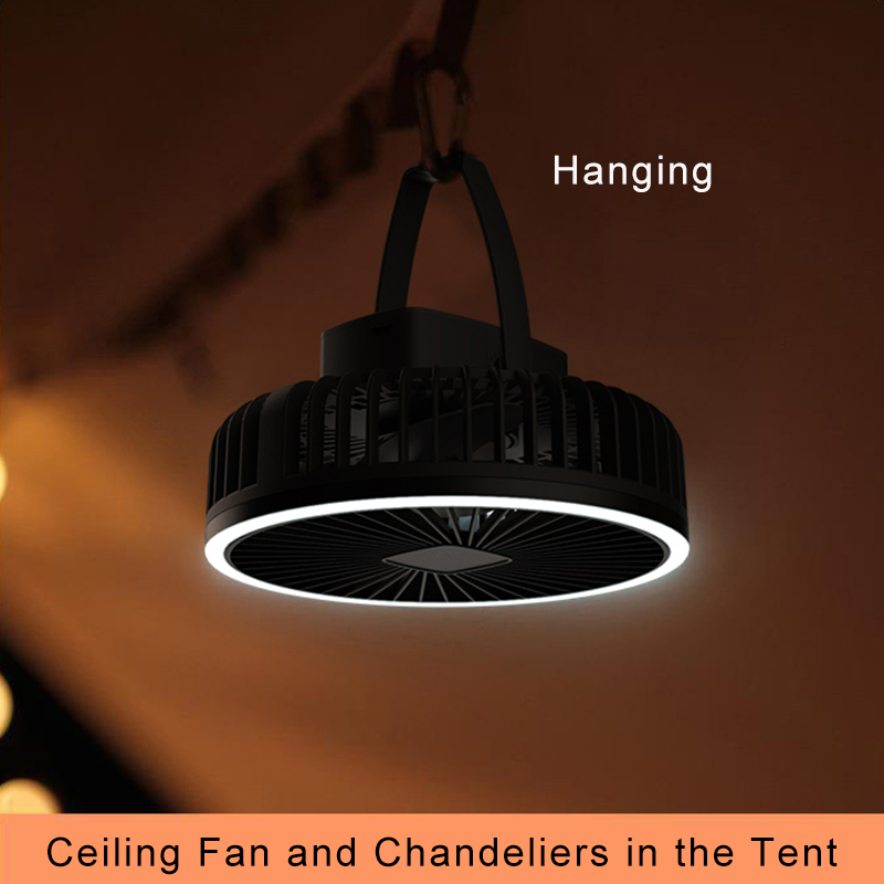 พัดลมตั้งโต๊ะแบบพกพา 10000mAh  - Outdoor Camping Ventilator บทวิจารณ์และราคา