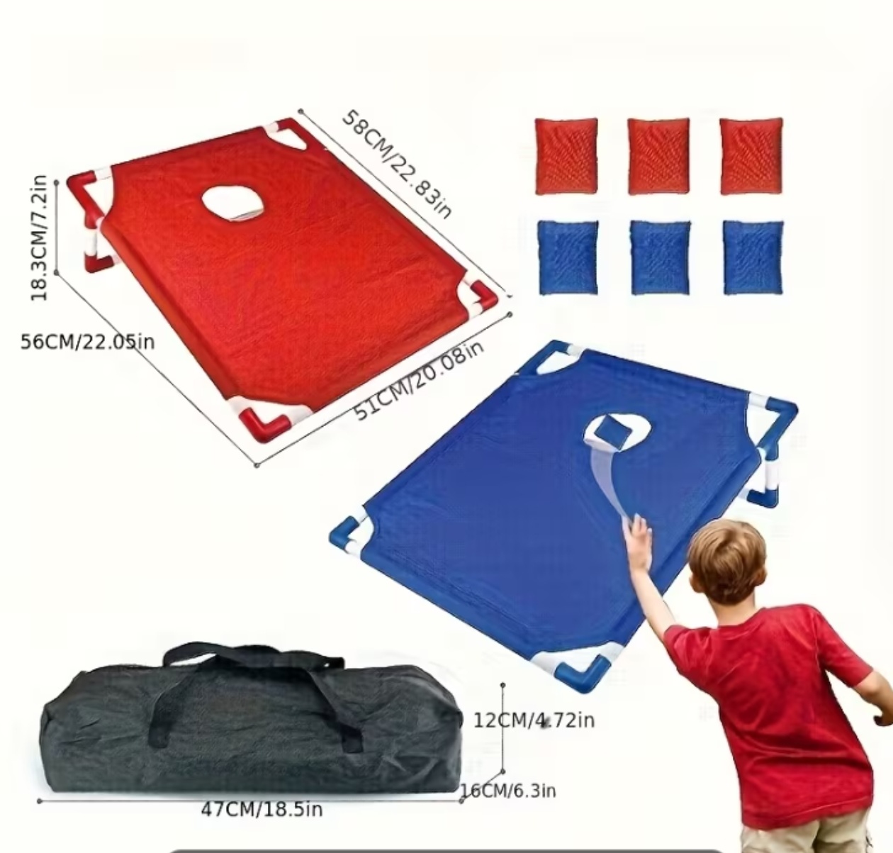 ชุดเกมคอร์นโฮลประกอบด้วยกระดาน - Outdoor Camping Games บทวิจารณ์และราคา