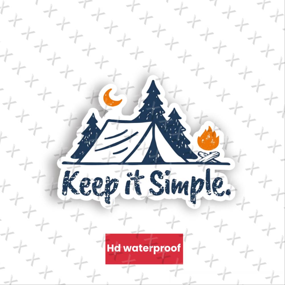 สติกเกอร์กันชนไวนิลแบบมีกาวในต - Outdoor Camping Wallpaper บทวิจารณ์และราคา