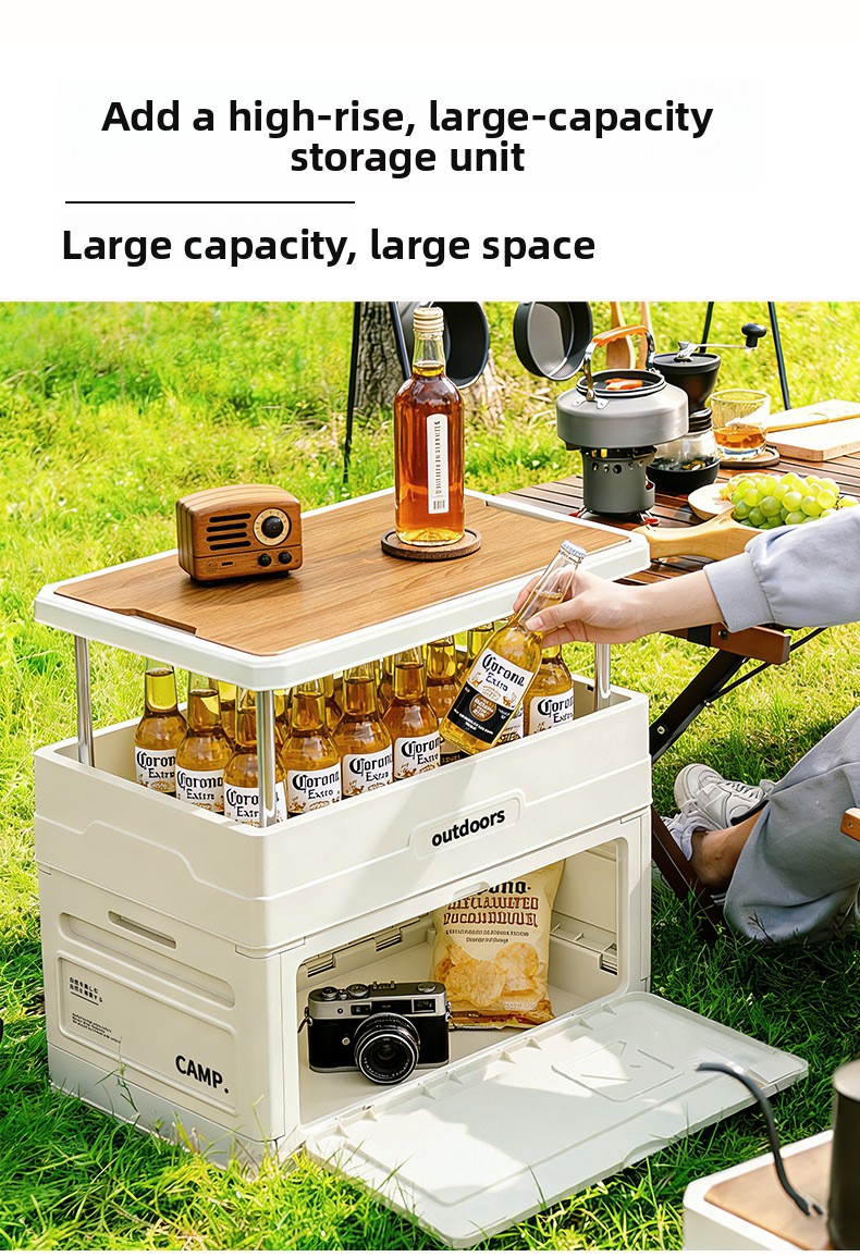 กล่องเก็บของพับได้สำหรับตั้งแค - Outdoor Camping Table And Chairs บทวิจารณ์และราคา