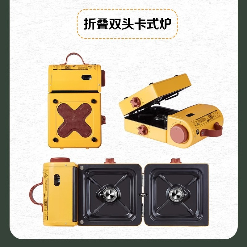 เตาแก๊สพกพาสำหรับตั้งแคมป์แบบพ - Outdoor Camping Stove บทวิจารณ์และราคา