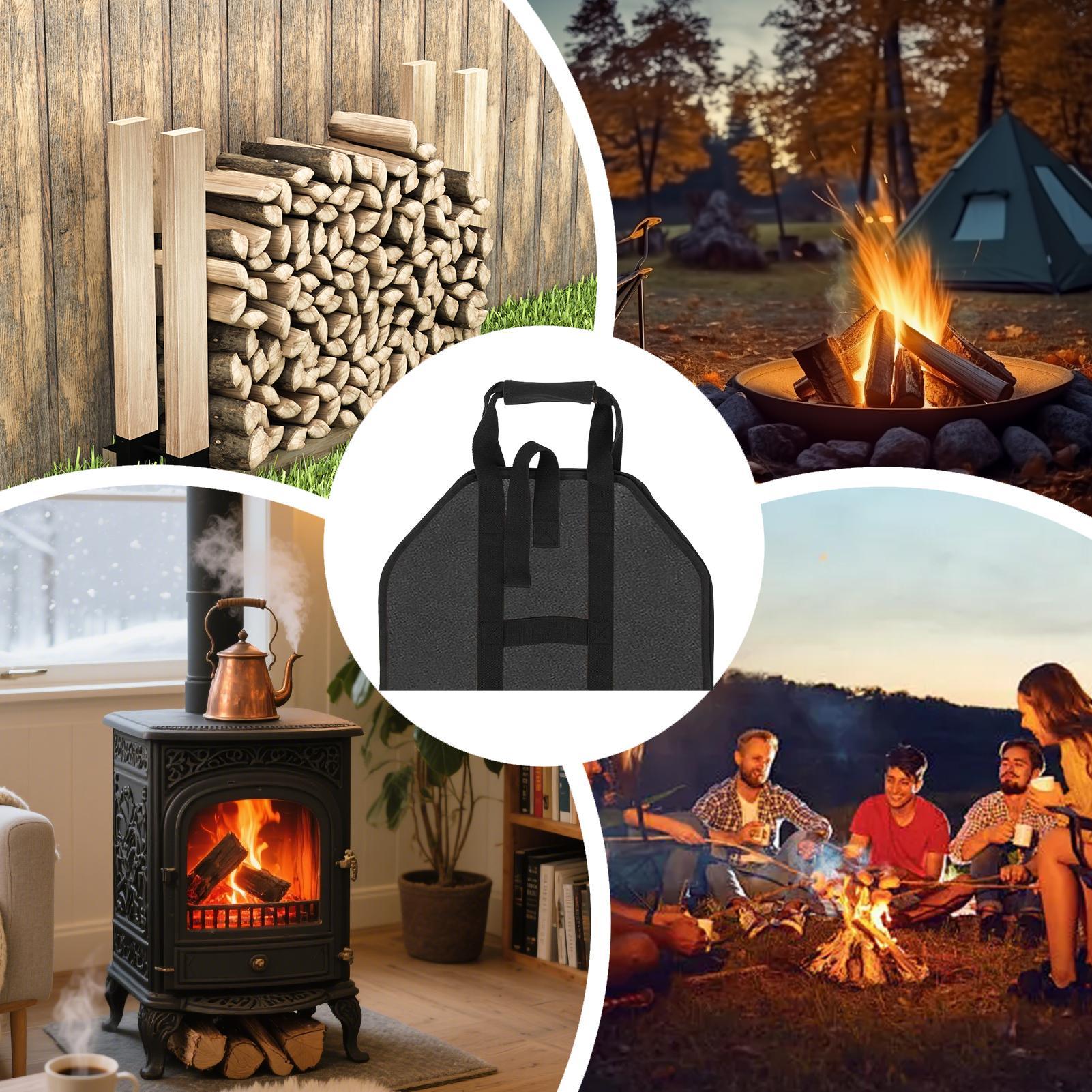 กระเป๋าใส่ฟืนแบบพกพาขนาดใหญ่ ก - Outdoor Camping Stove บทวิจารณ์และราคา