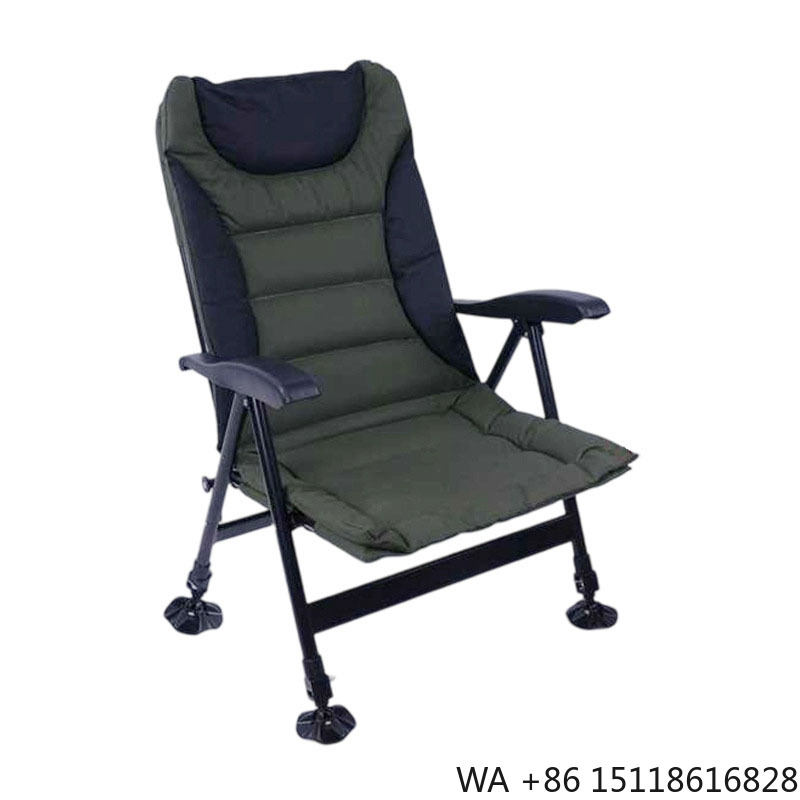 เก้าอี้พับได้แบบพกพา ปรับได้ 5 - Outdoor Camping Folding Chairs บทวิจารณ์และราคา