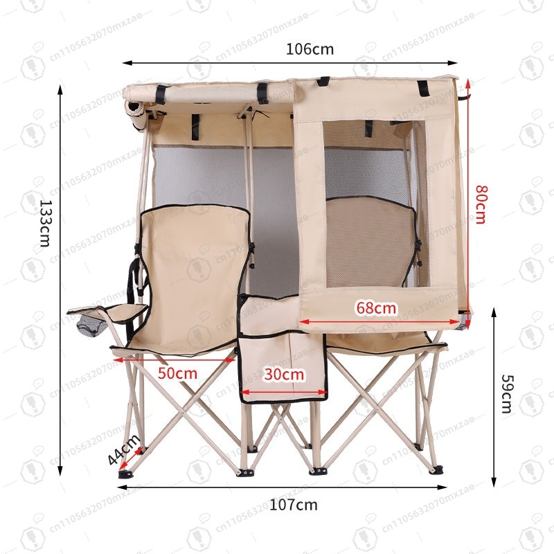 เก้าอี้พับคู่สำหรับตั้งแคมป์กล - Outdoor Camping Folding Chairs บทวิจารณ์และราคา