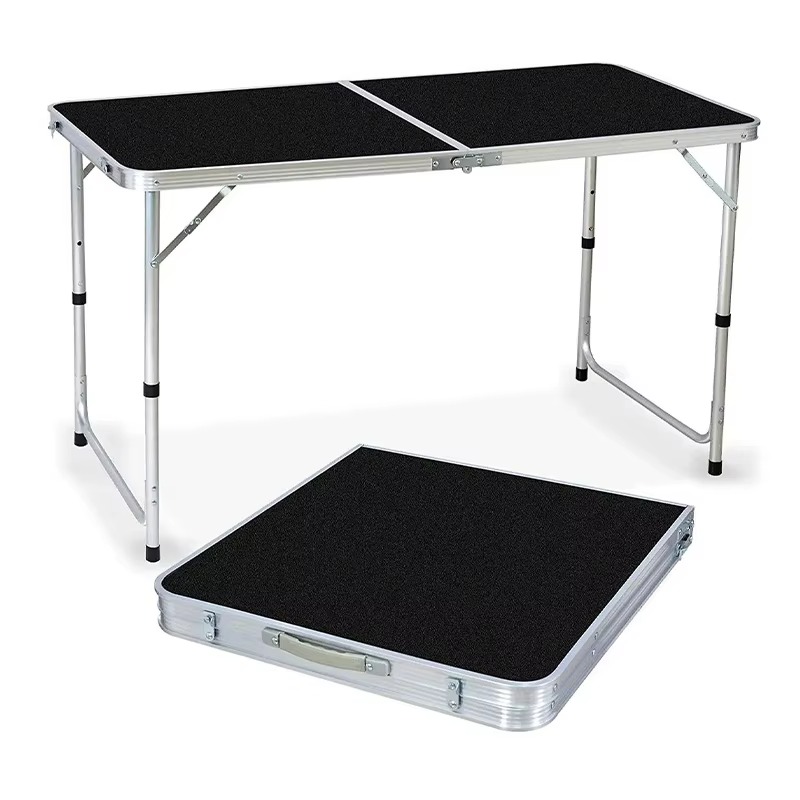 โต๊ะพับสำหรับตั้งแคมป์แบบพกพา  - Outdoor Camping Table With Storage บทวิจารณ์และราคา