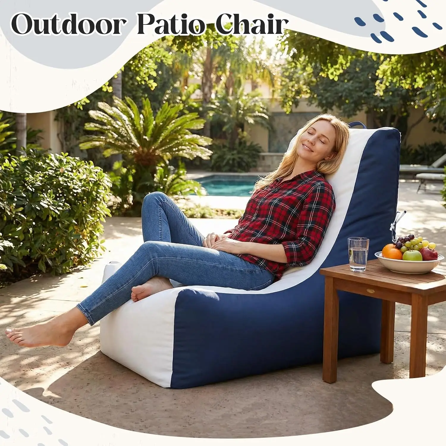 เก้าอี้บีนแบ็กสำหรับเรือ 1 ชิ้ - Outdoor Camping Lounge Chairs บทวิจารณ์และราคา