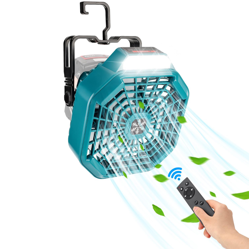 พัดลมกลางแจ้งแบบพกพาสําหรับแบต - Outdoor Camping Ventilator บทวิจารณ์และราคา