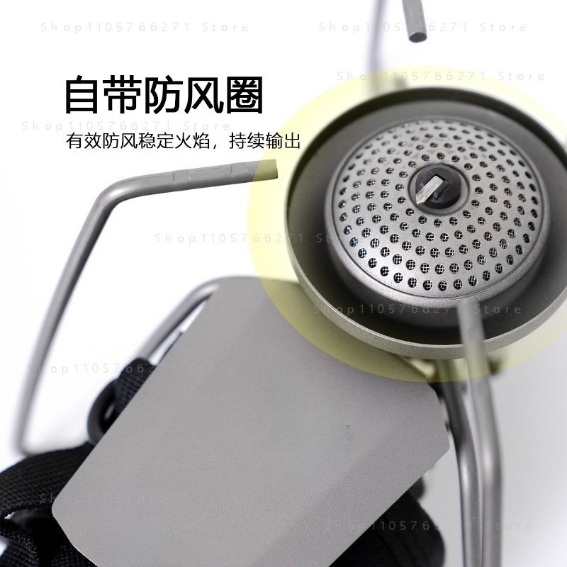เตาแก๊สแบบพกพาพร้อมตัวปรับแรงด - Outdoor Camping Stove บทวิจารณ์และราคา
