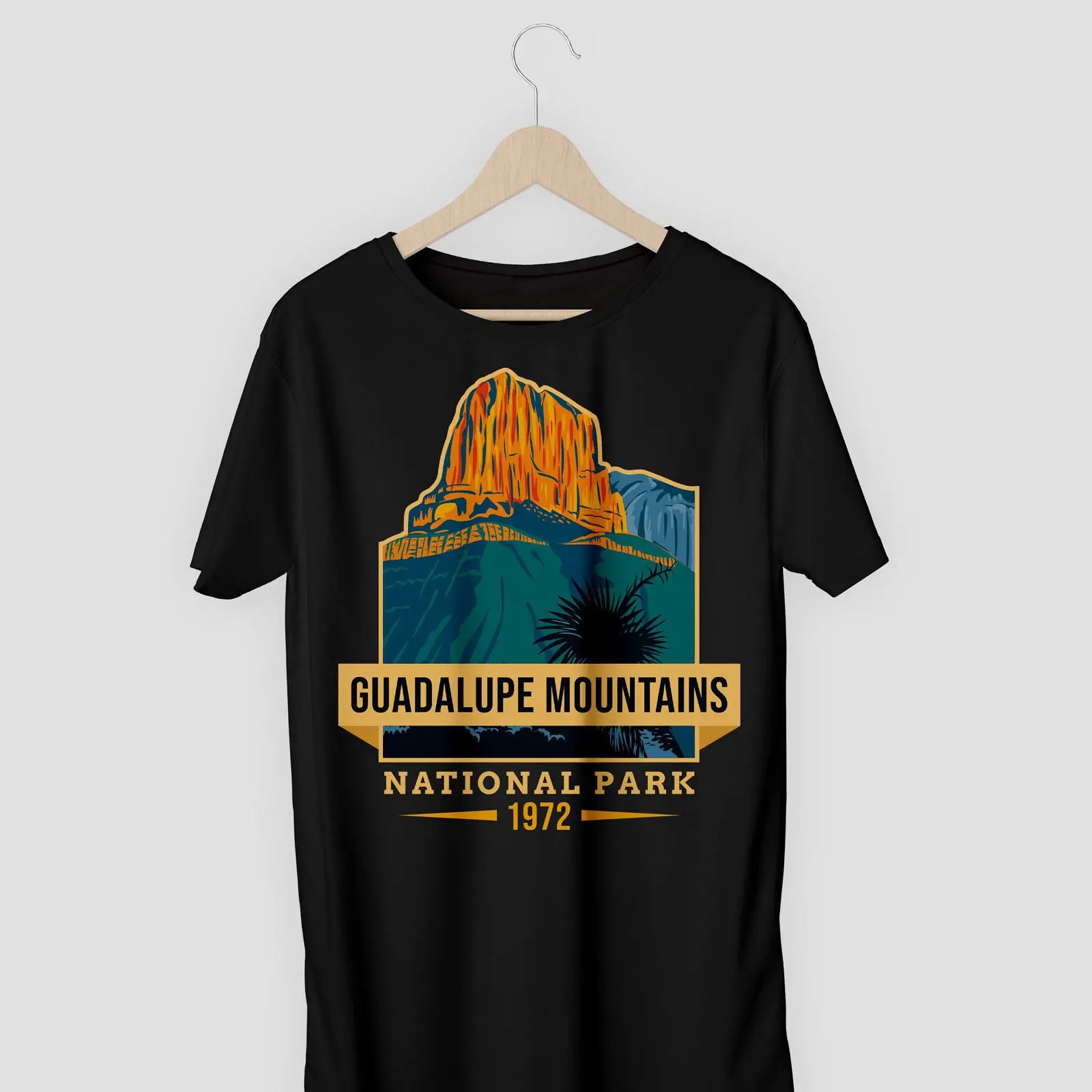 เสื้อยืดวินเทจลายอุทยานแห่งชาต - Outdoor Camping In Texas บทวิจารณ์และราคา