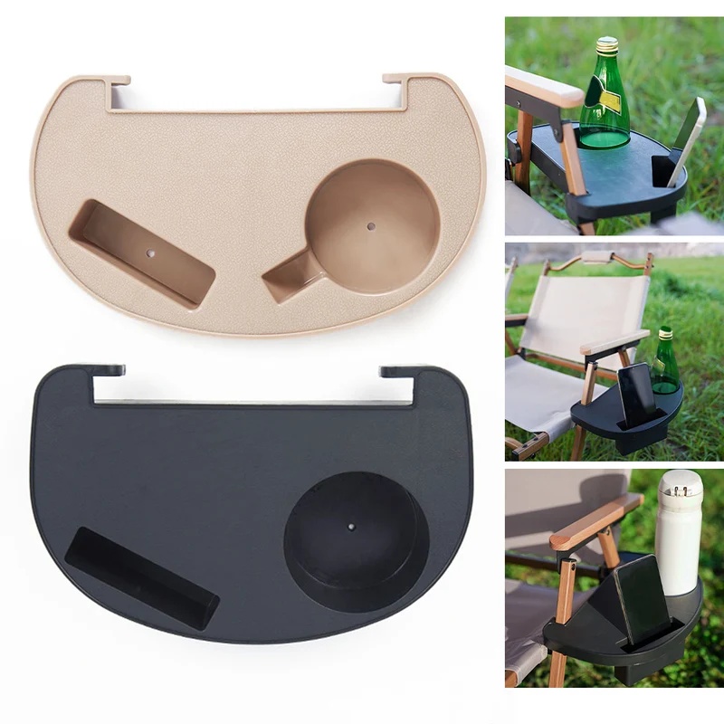 ถาดข้างสำหรับตั้งแคมป์แบบทนทาน - Outdoor Camping Table With Storage บทวิจารณ์และราคา