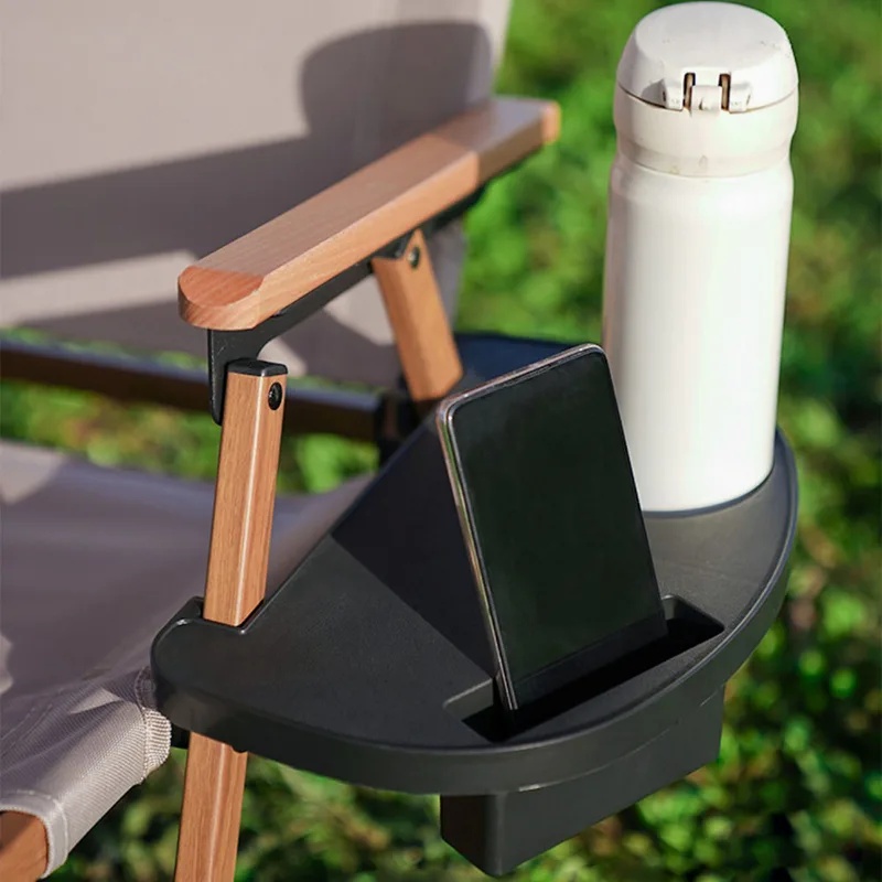 ถาดข้างสำหรับตั้งแคมป์แบบทนทาน - Outdoor Camping Table With Storage บทวิจารณ์และราคา