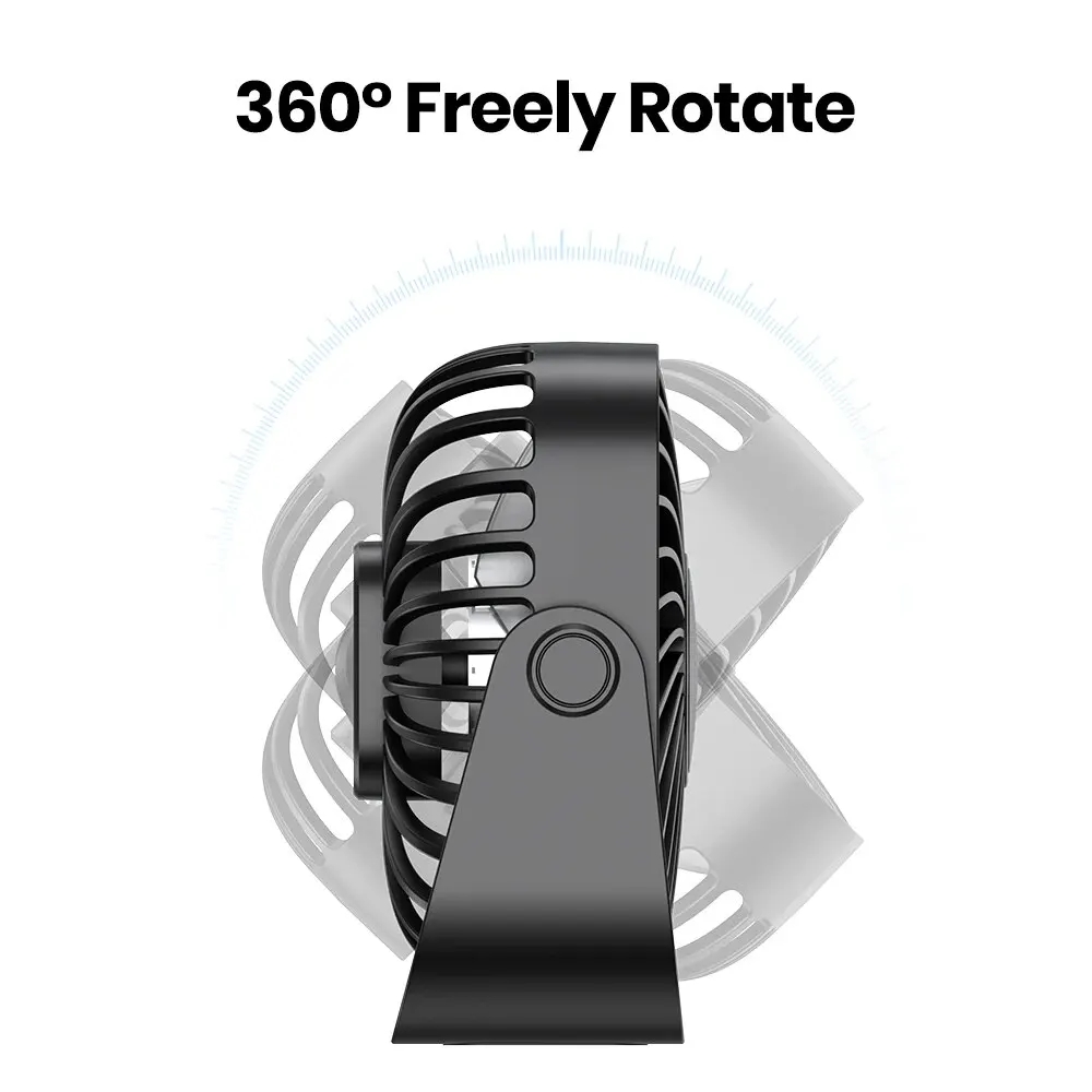 พัดลมพกพาขนาดเล็ก USB 4 นิ้วสำ - Outdoor Camping Ventilator บทวิจารณ์และราคา