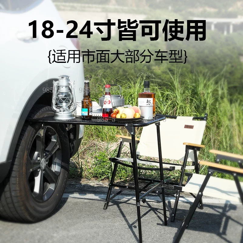 โต๊ะพับเหล็กคาร์บอนแบบพกพาสำหร - Outdoor Camping Folding Table บทวิจารณ์และราคา