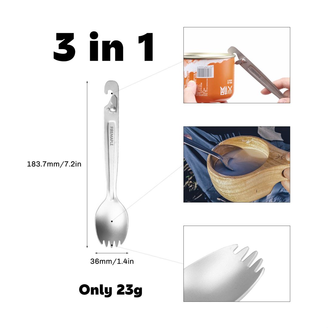 Fire Maple Titanium Spork หลาย - Outdoor Camping Dining Set บทวิจารณ์และราคา
