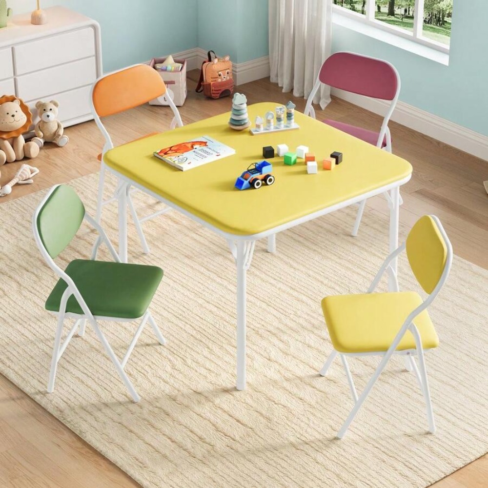 ชุดโต๊ะและเก้าอี้พับได้ทรงสี่เ - Outdoor Camping Folding Table บทวิจารณ์และราคา