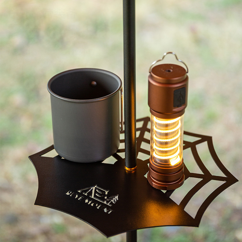 ขาตั้งโคมไฟสำหรับตั้งแคมป์กลาง - Outdoor Camping Table With Storage บทวิจารณ์และราคา
