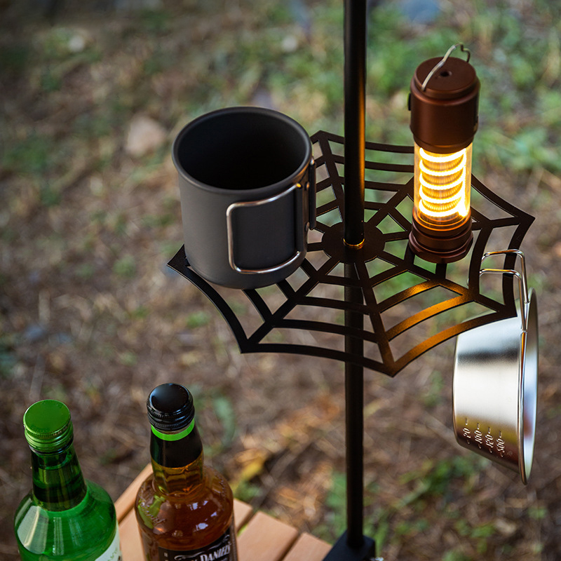 ขาตั้งโคมไฟสำหรับตั้งแคมป์กลาง - Outdoor Camping Table With Storage บทวิจารณ์และราคา