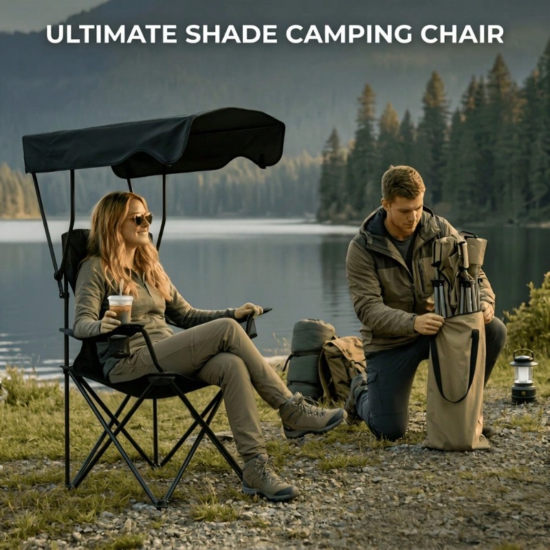 เก้าอี้ตั้งแคมป์กลางแจ้งพร้อมก - Outdoor Camping Lounge Chairs บทวิจารณ์และราคา