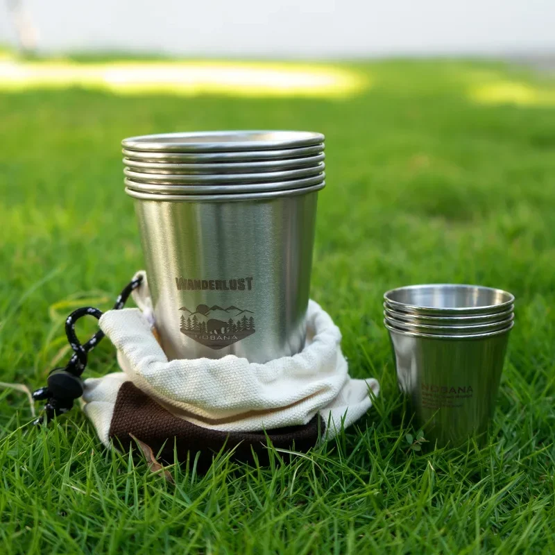 CLS กลางแจ้ง 304 ชุดถ้วยสแตนเล - Outdoor Camping Dining Set บทวิจารณ์และราคา