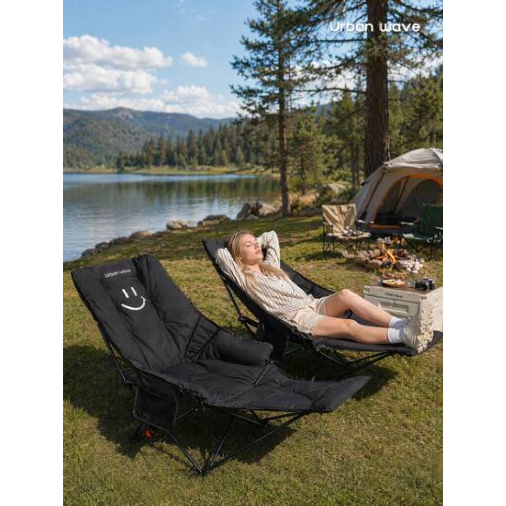 เก้าอี้แคมป์ปิ้งแบบปรับเอนได้  - Outdoor Camping Lounge Chairs บทวิจารณ์และราคา