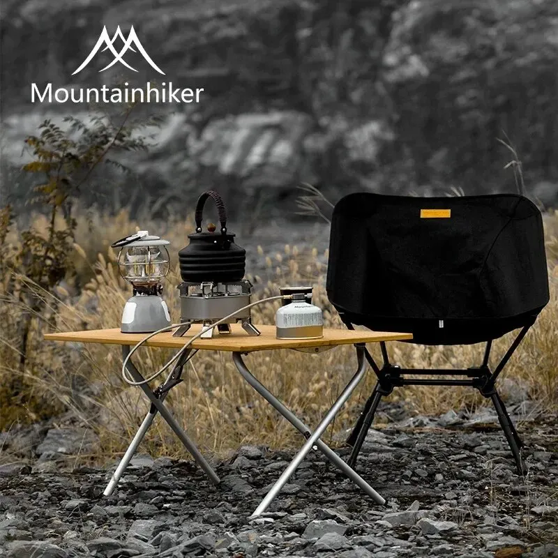 MOUNTAINHIKER 2/3 โต๊ะพับไม้ไผ - Outdoor Camping Table With Storage บทวิจารณ์และราคา