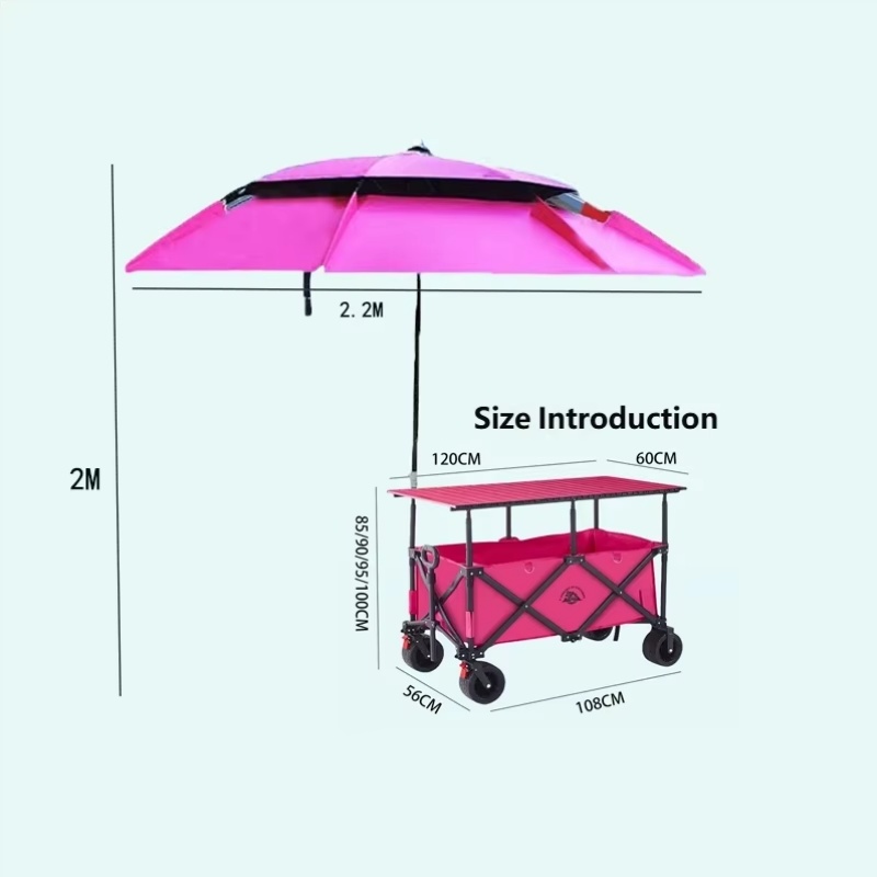 รถเข็นพับได้คุณภาพสูง 420 ลิตร - Outdoor Camping Folding Table บทวิจารณ์และราคา